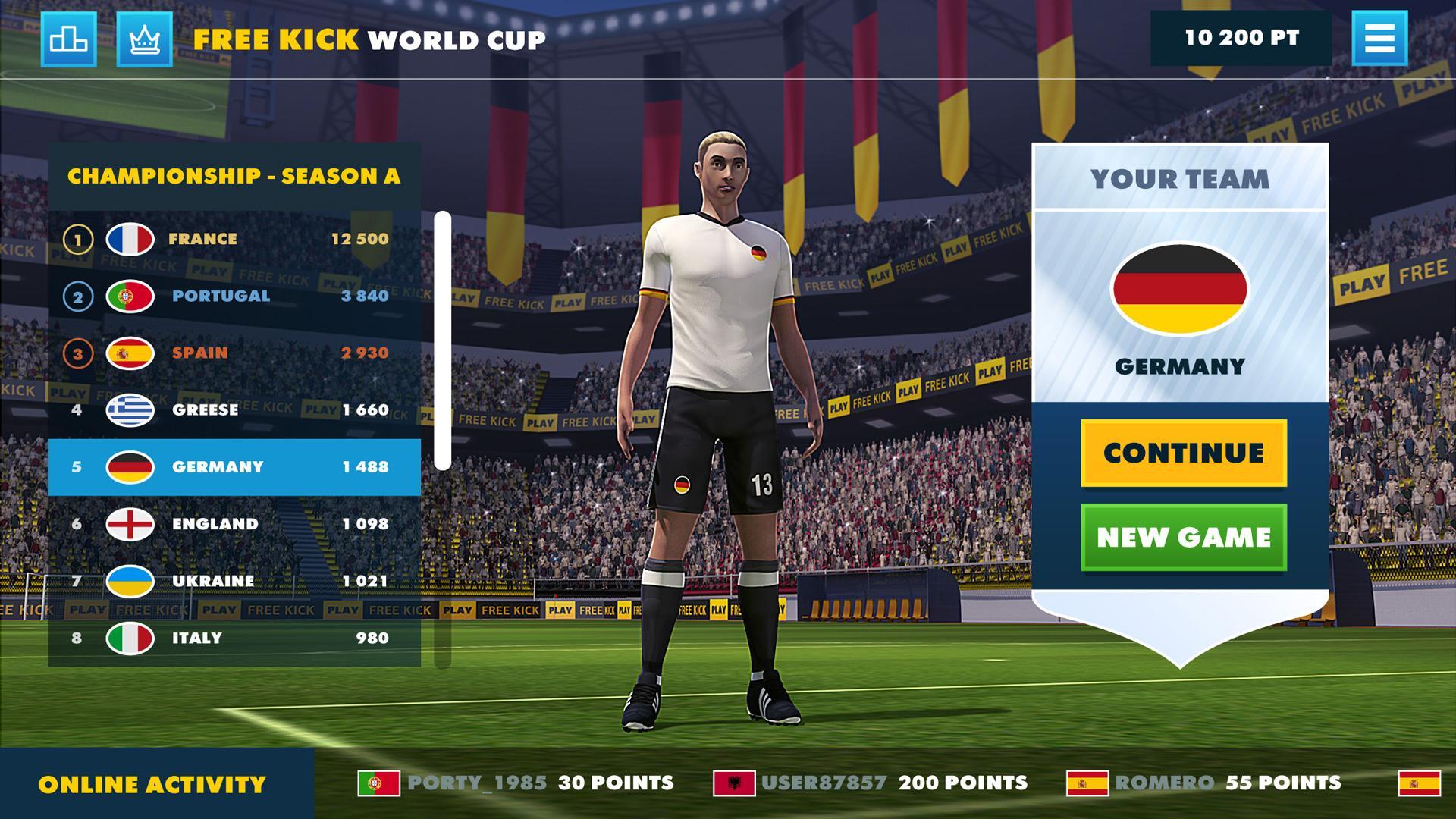 SOCCER FREE KICK WORLD CUP 17