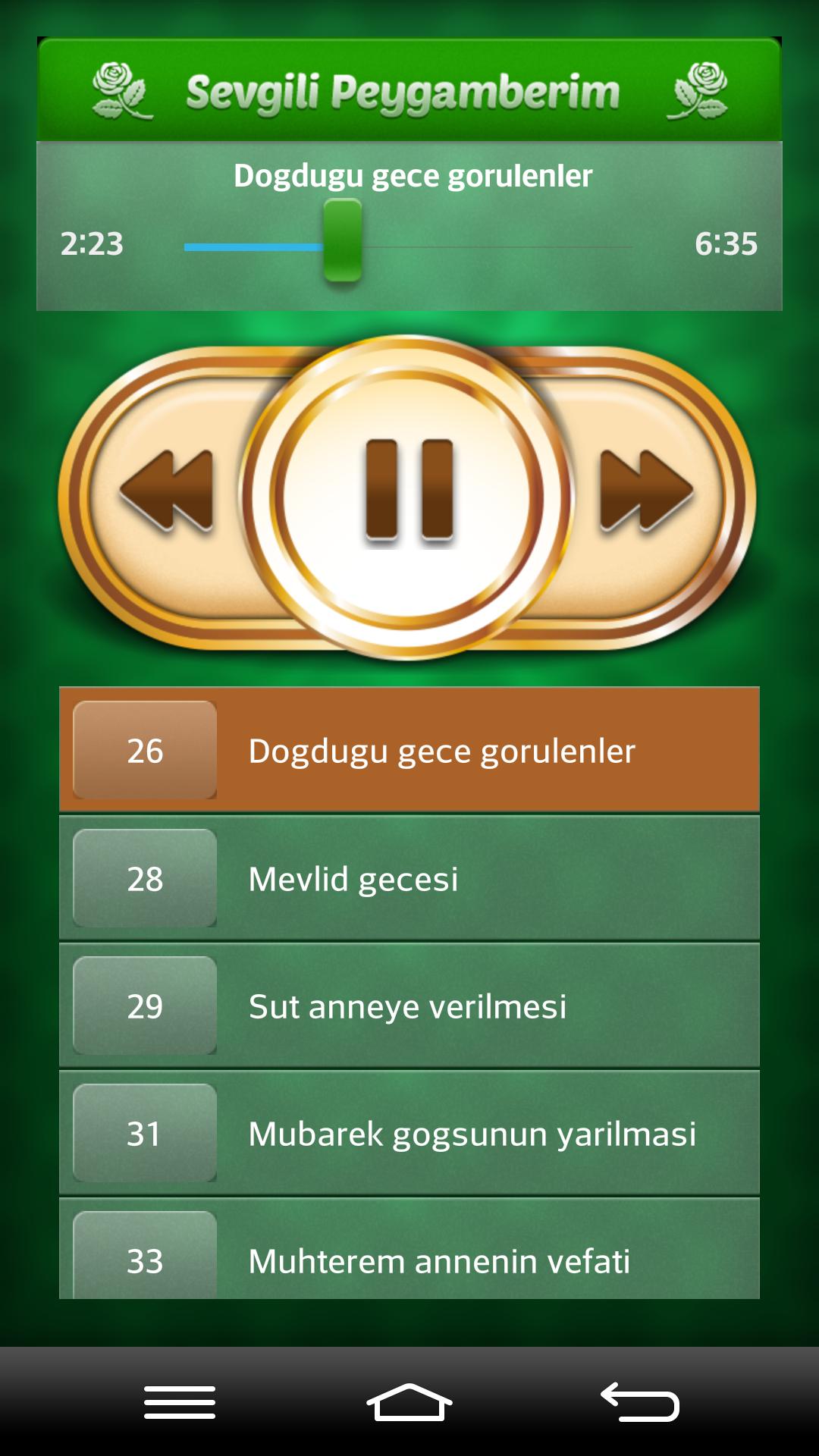 Sevgili Peygamberim