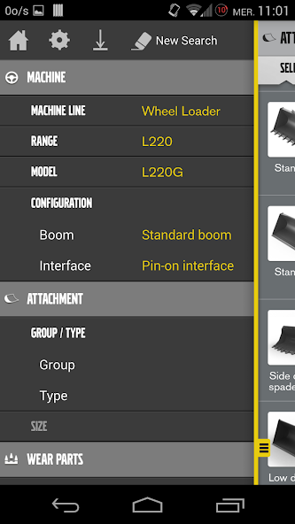 Attachment Selector