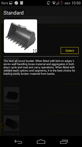 Attachment Selector