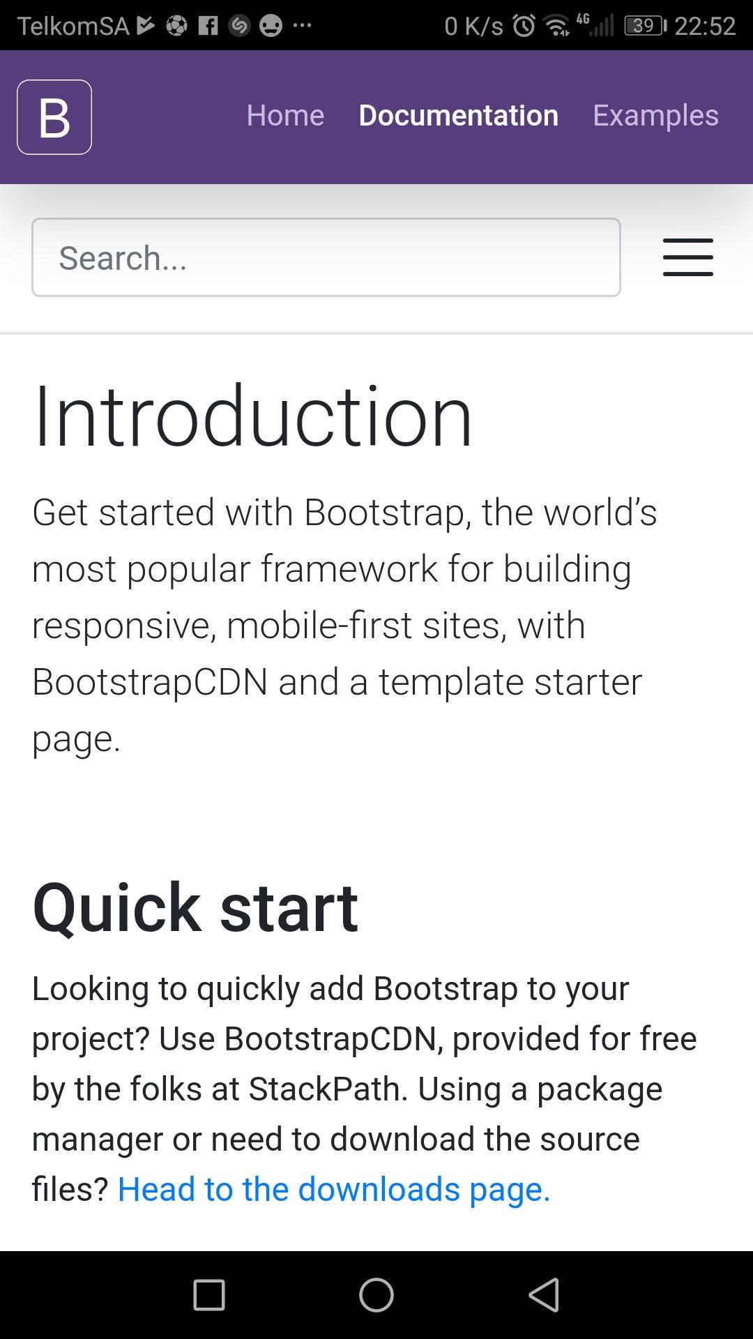 Bootstrap 4