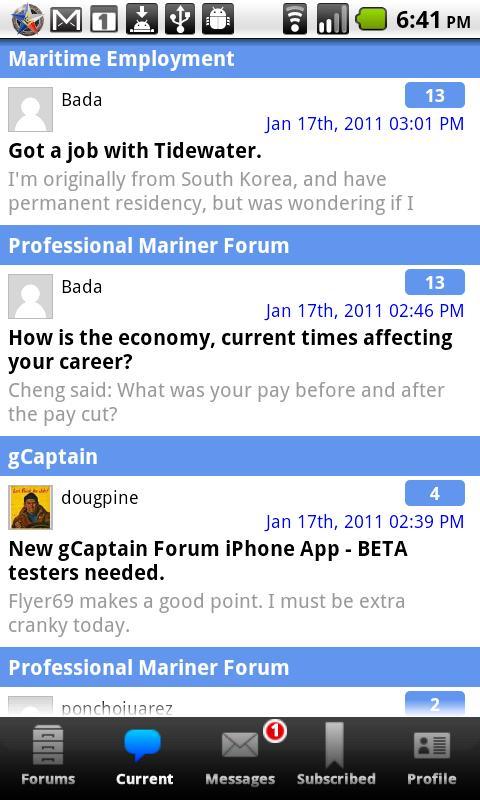 gCaptain Forum