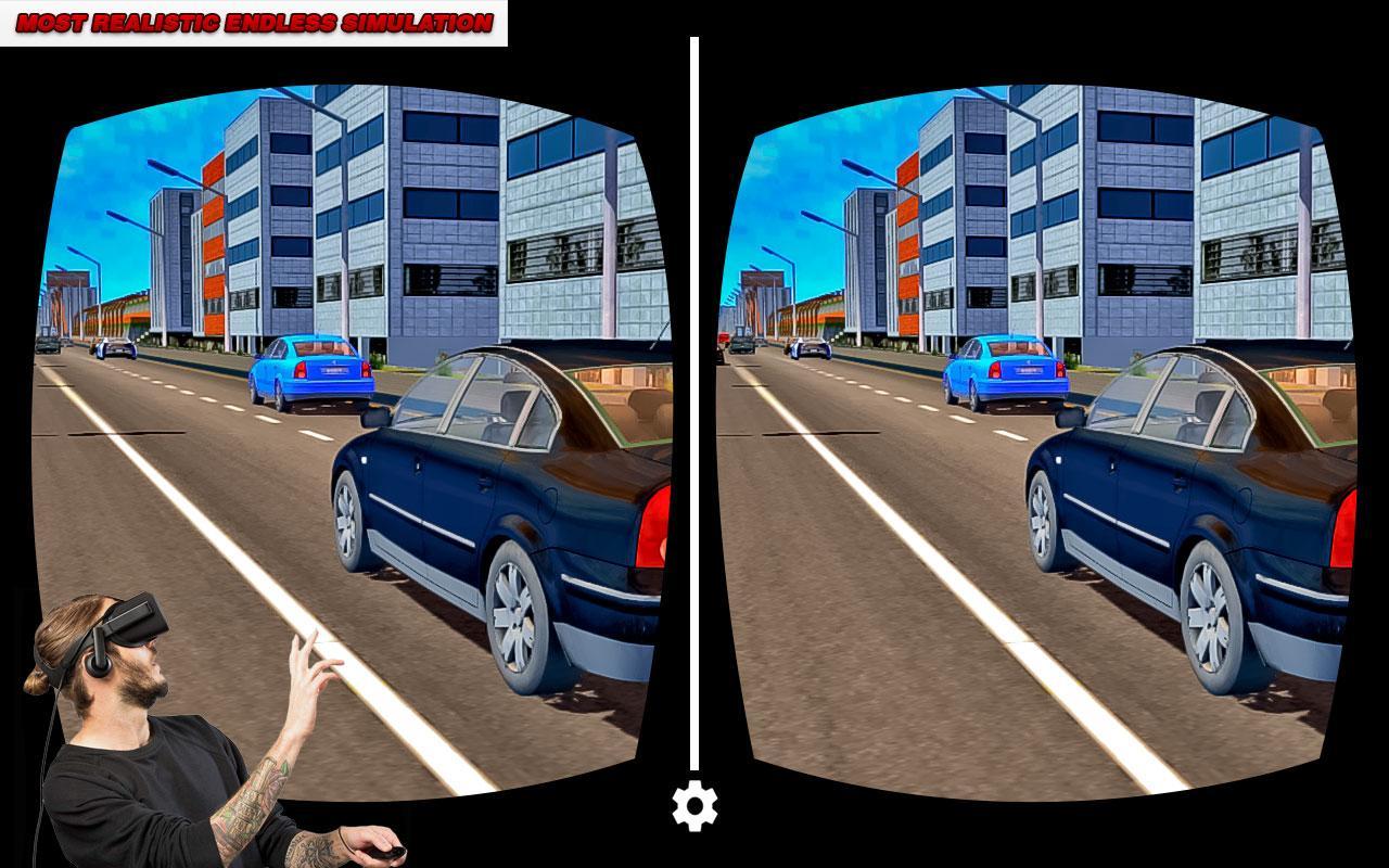 VR Crazy Car City Racing