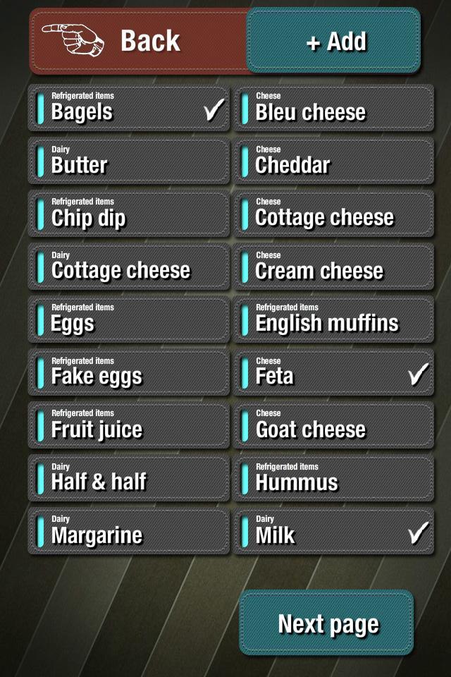 The Grocery List - Shop easy!