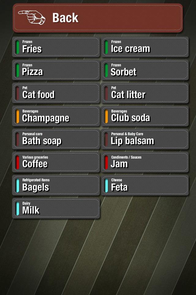 The Grocery List - Shop easy!