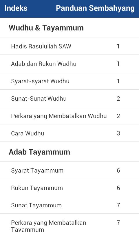 Panduan Sembahyang (Melayu)