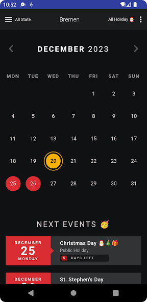 Germany Holiday Calendar