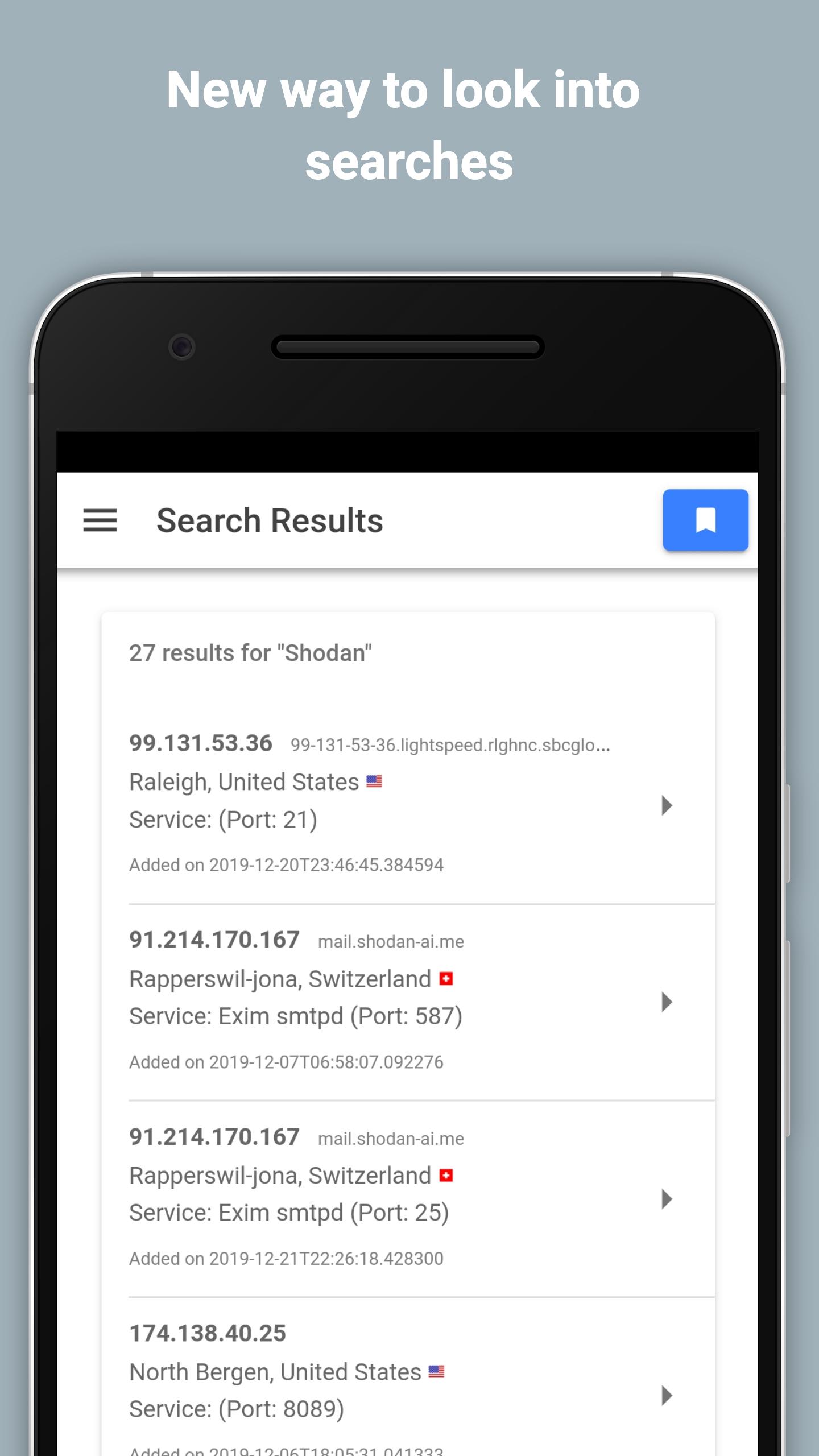 Shodan.io App