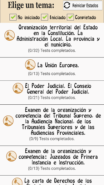 TestOpos Justicia 2025