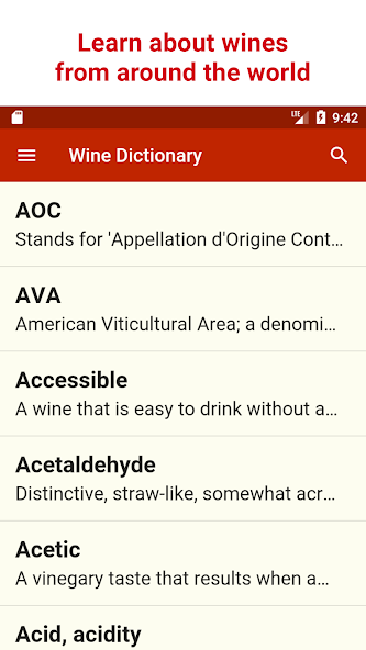 Wine Dictionary