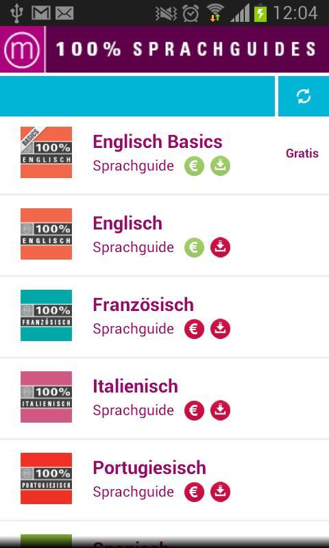100% Sprachguides App