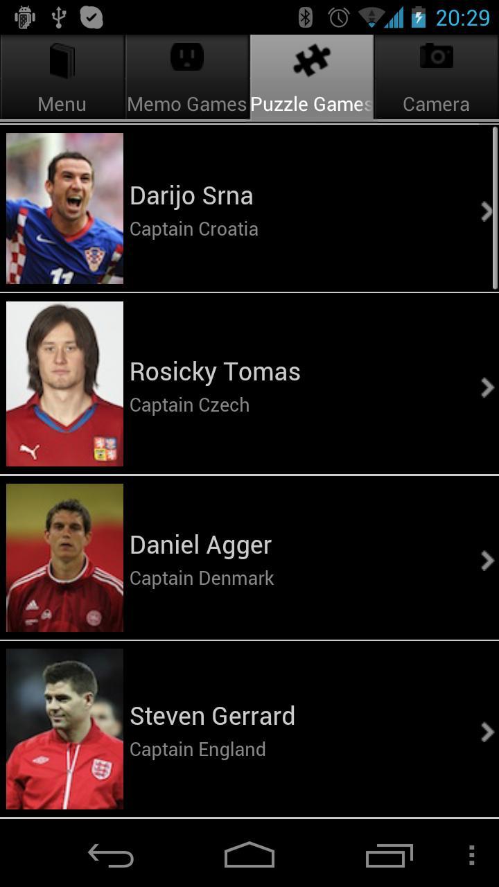 Euro Football Teams Captains
