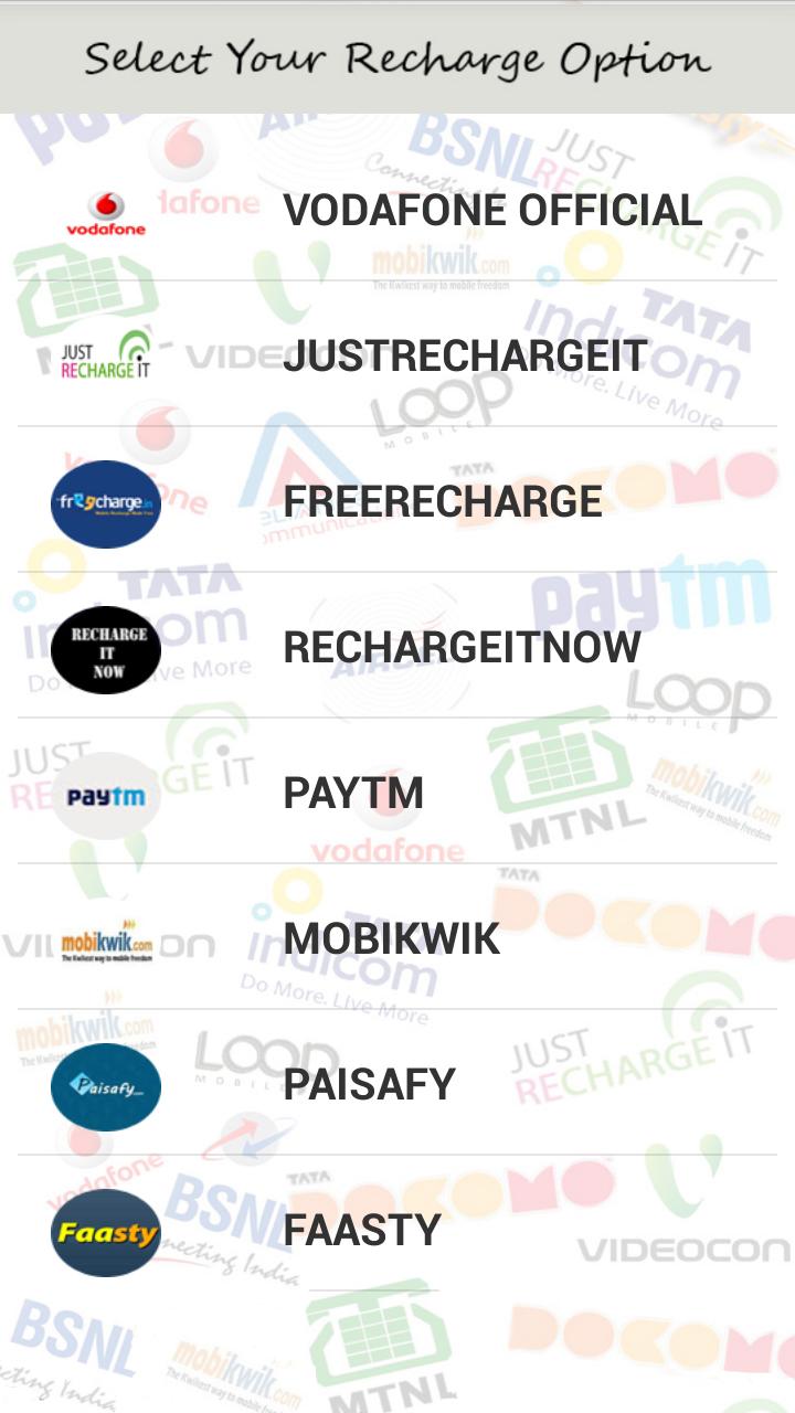Mobile Recharge