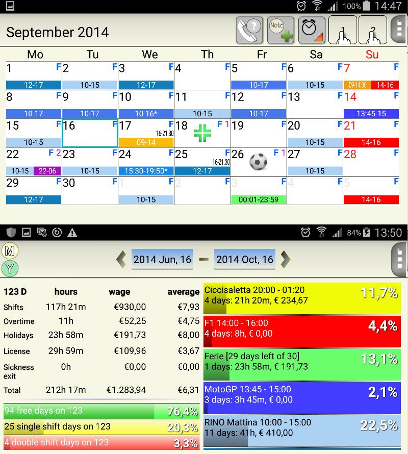 WorkShift Agenda Lite