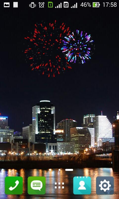 Fireworks live wallpaper 2016