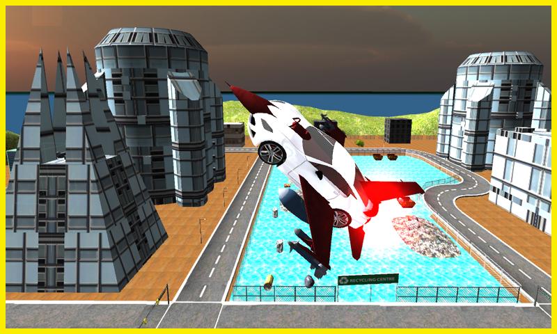 Flying Car Free Futuristic F16