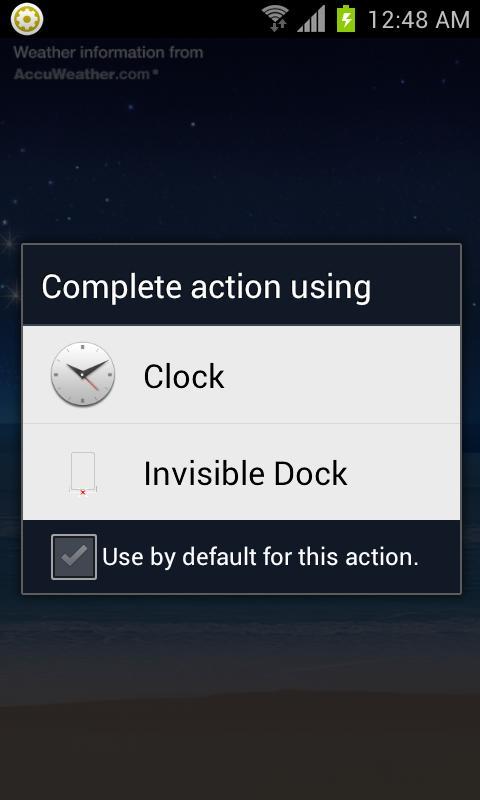 Invisible Dock