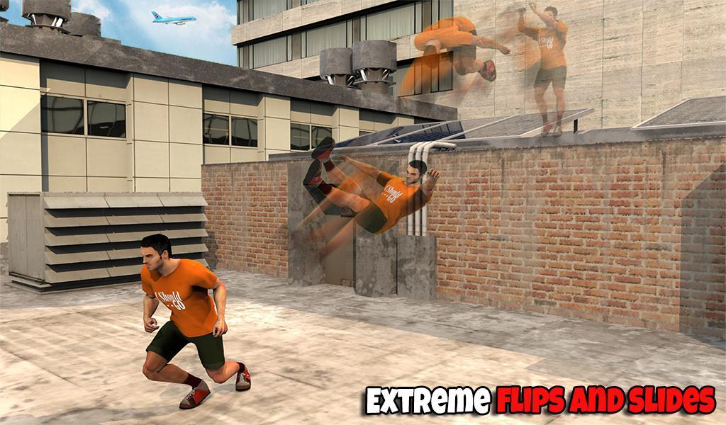 Freestyle parkour: Fast Run