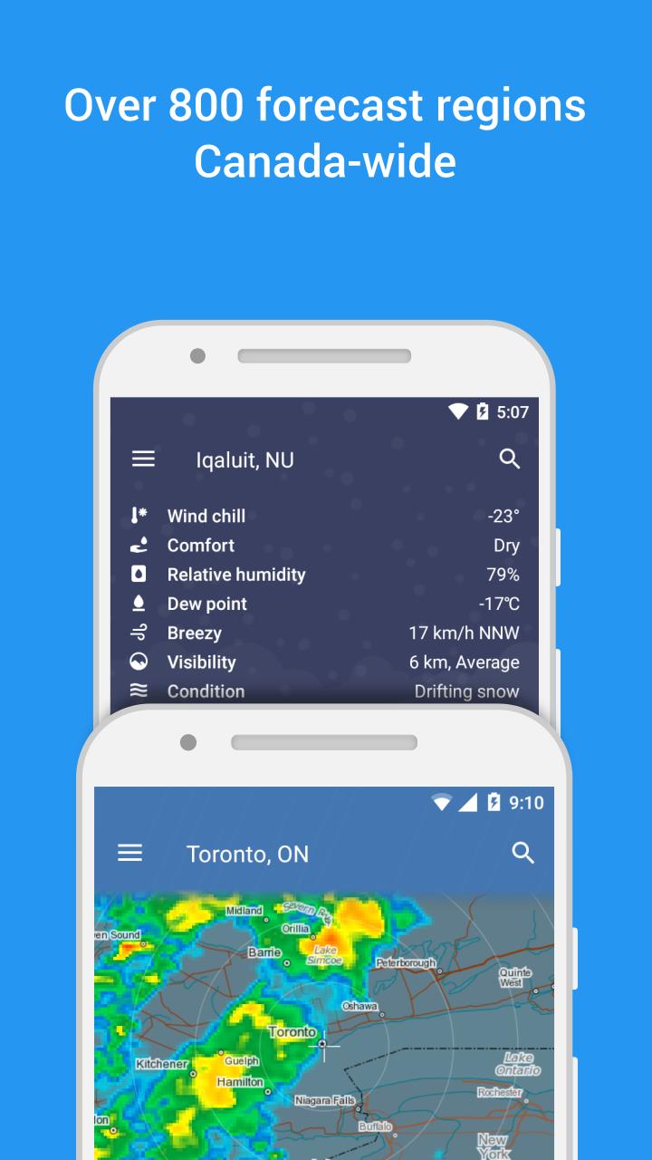 Rainbreak Canadian Weather