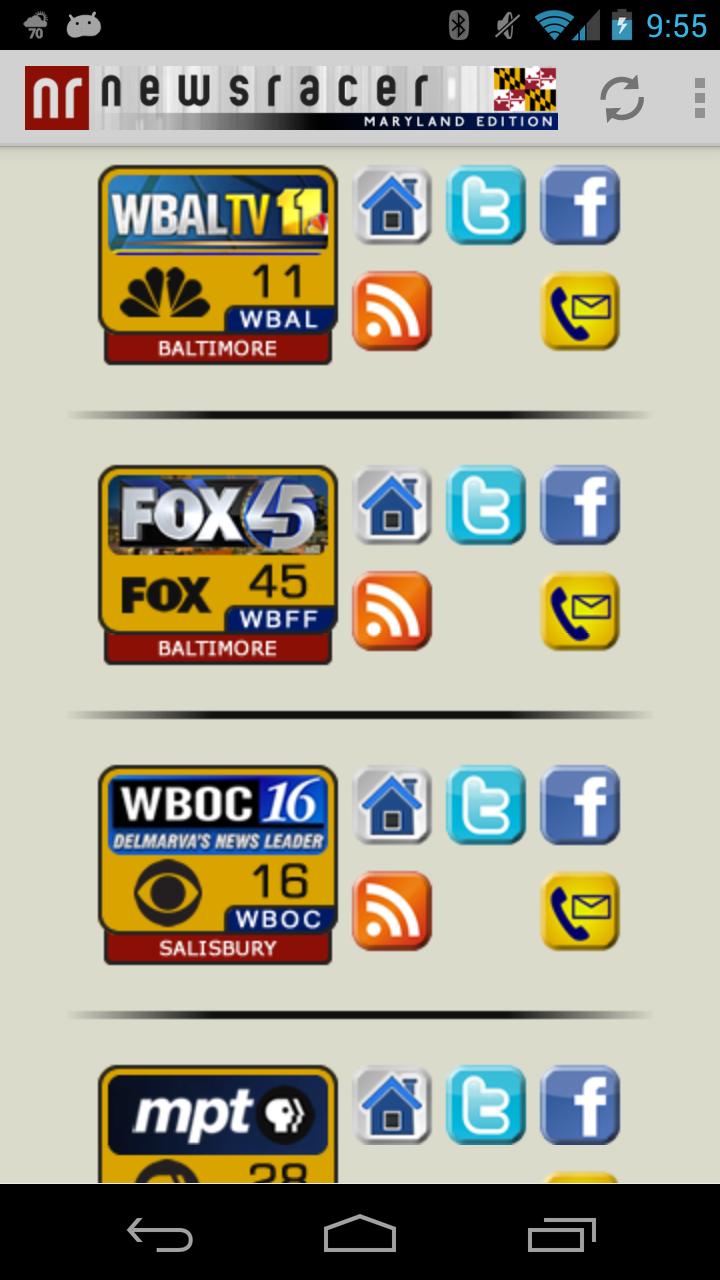 NewsRacer - Maryland FREE