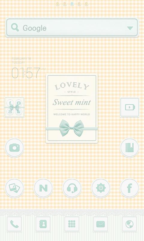 Sweetmint dodol launcher theme