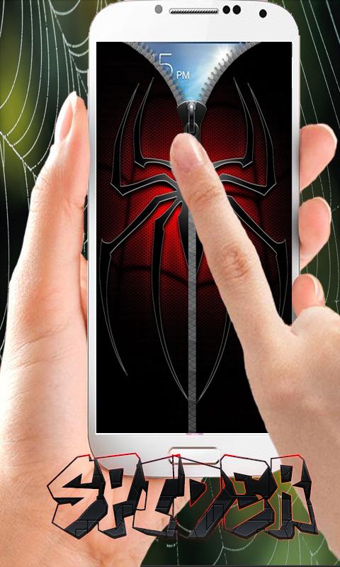 Spider Zipper Screen Lock