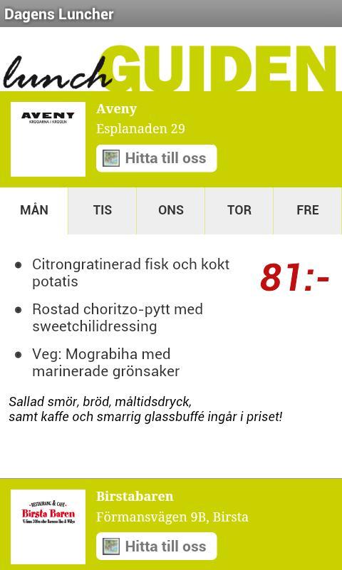 Lunchguiden Sundsvall