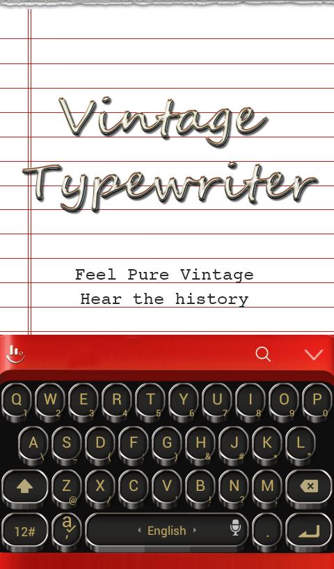 Vintage Typewriter Theme