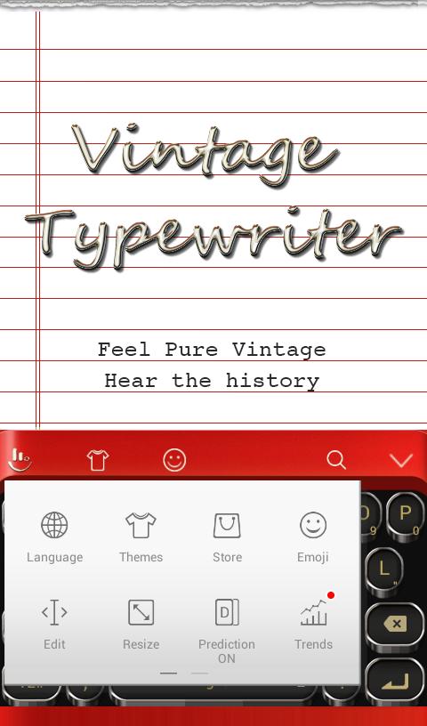 Vintage Typewriter Theme