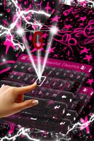 Emo Pink Keyboard Theme