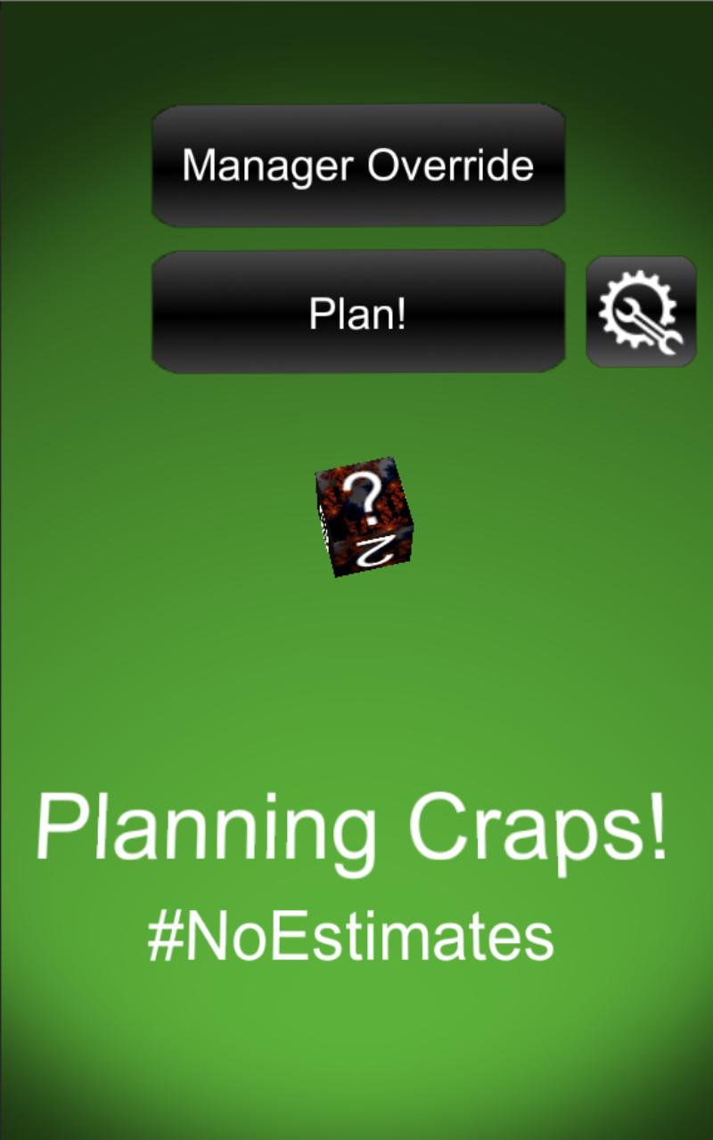 Agile Planning Craps for Softw