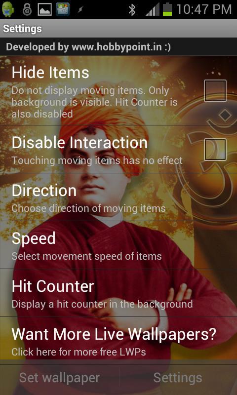 Swami Vivekanand Wallpaper LWP