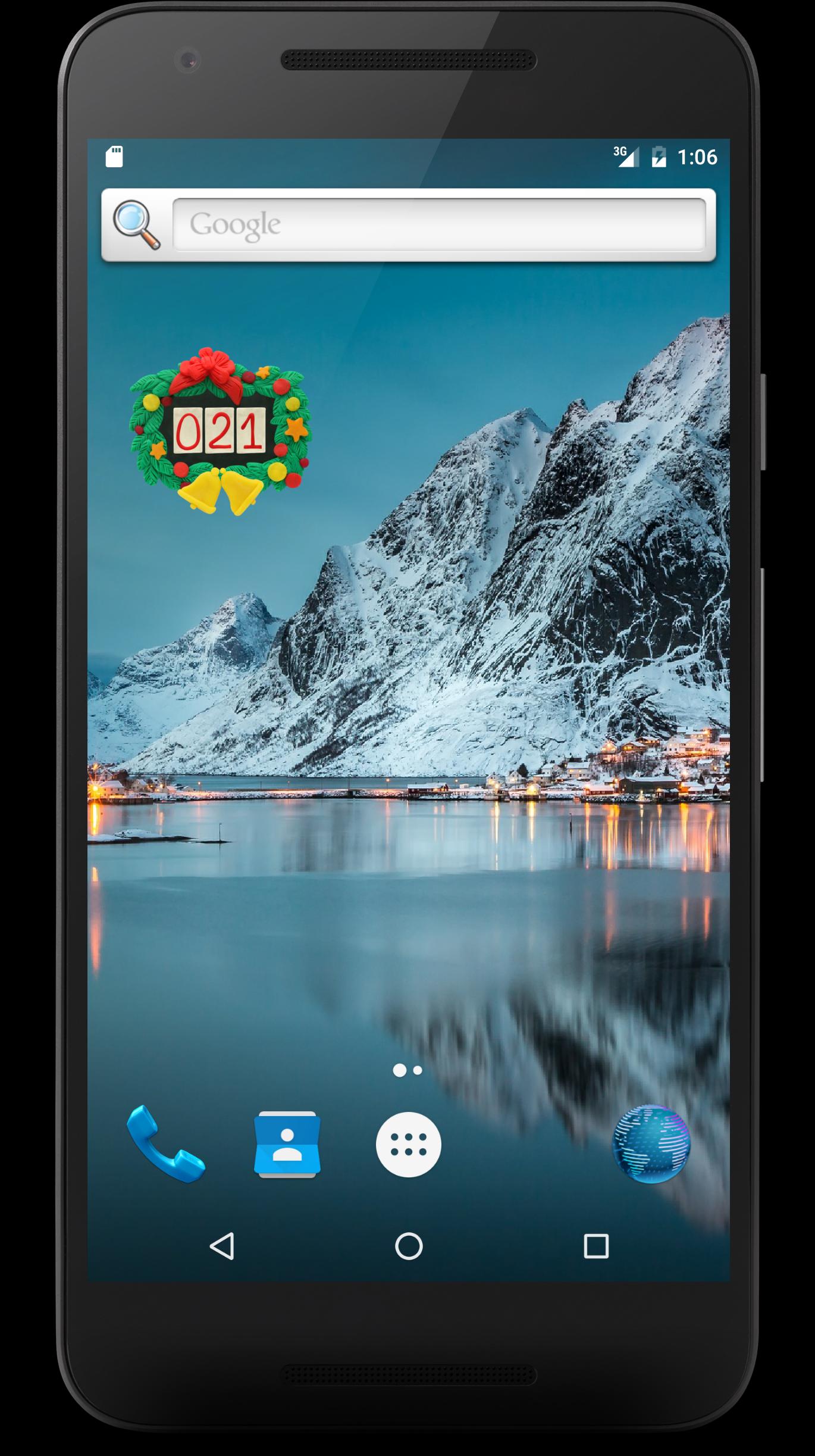 KM Christmas countdown widgets
