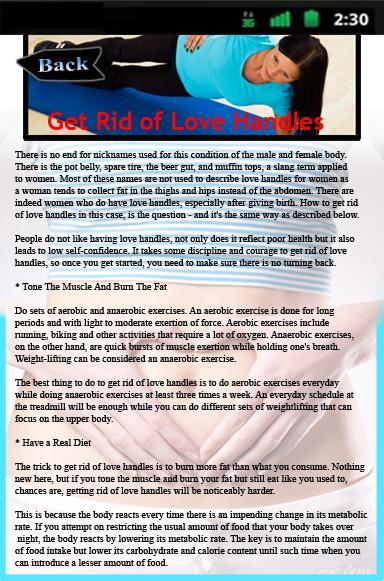 Get Rid of your Love Handles