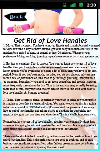 Get Rid of your Love Handles