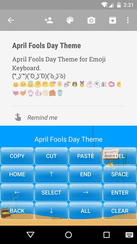 April Fools Day