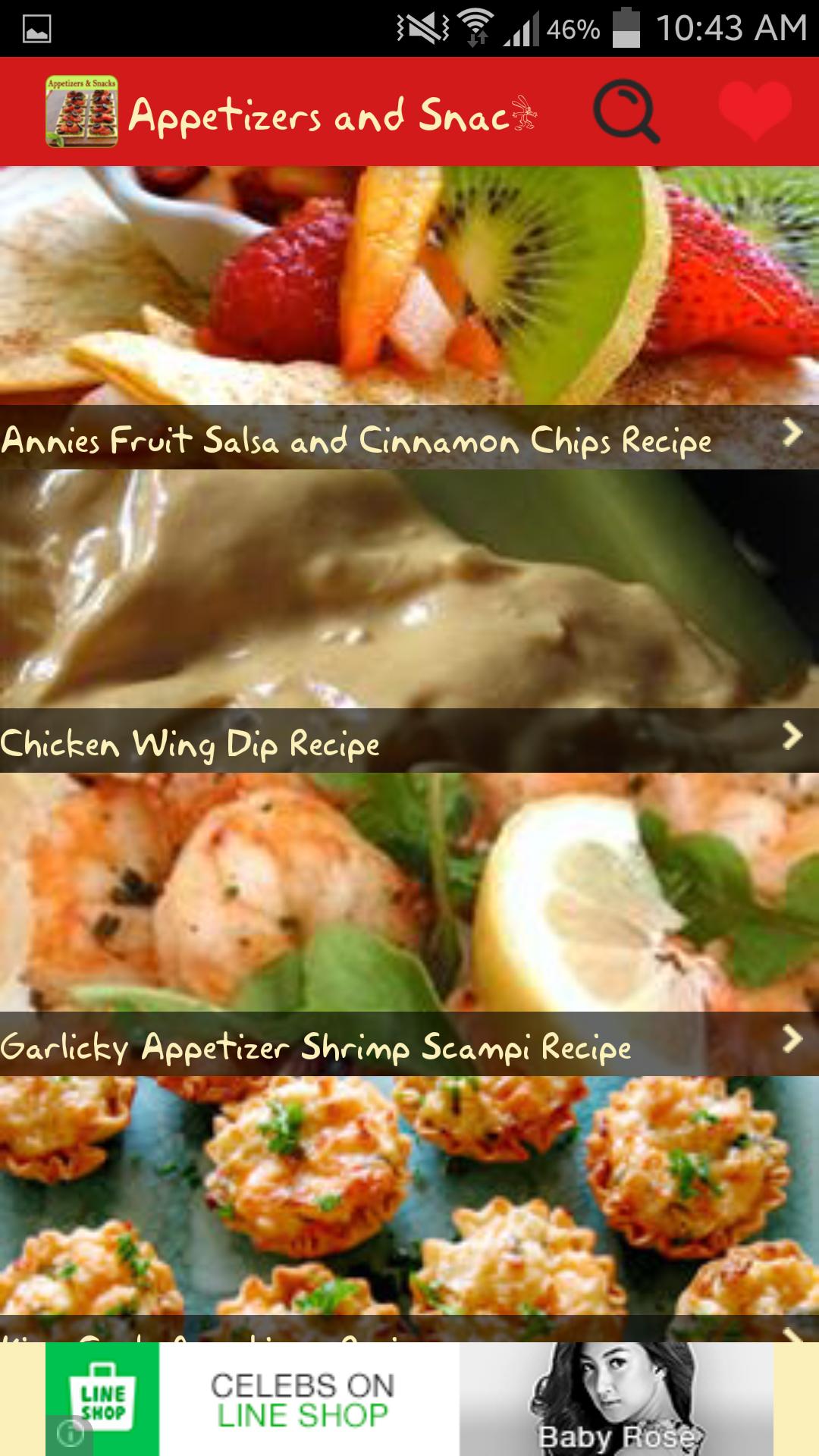 Appetizers and Snacks Recipes