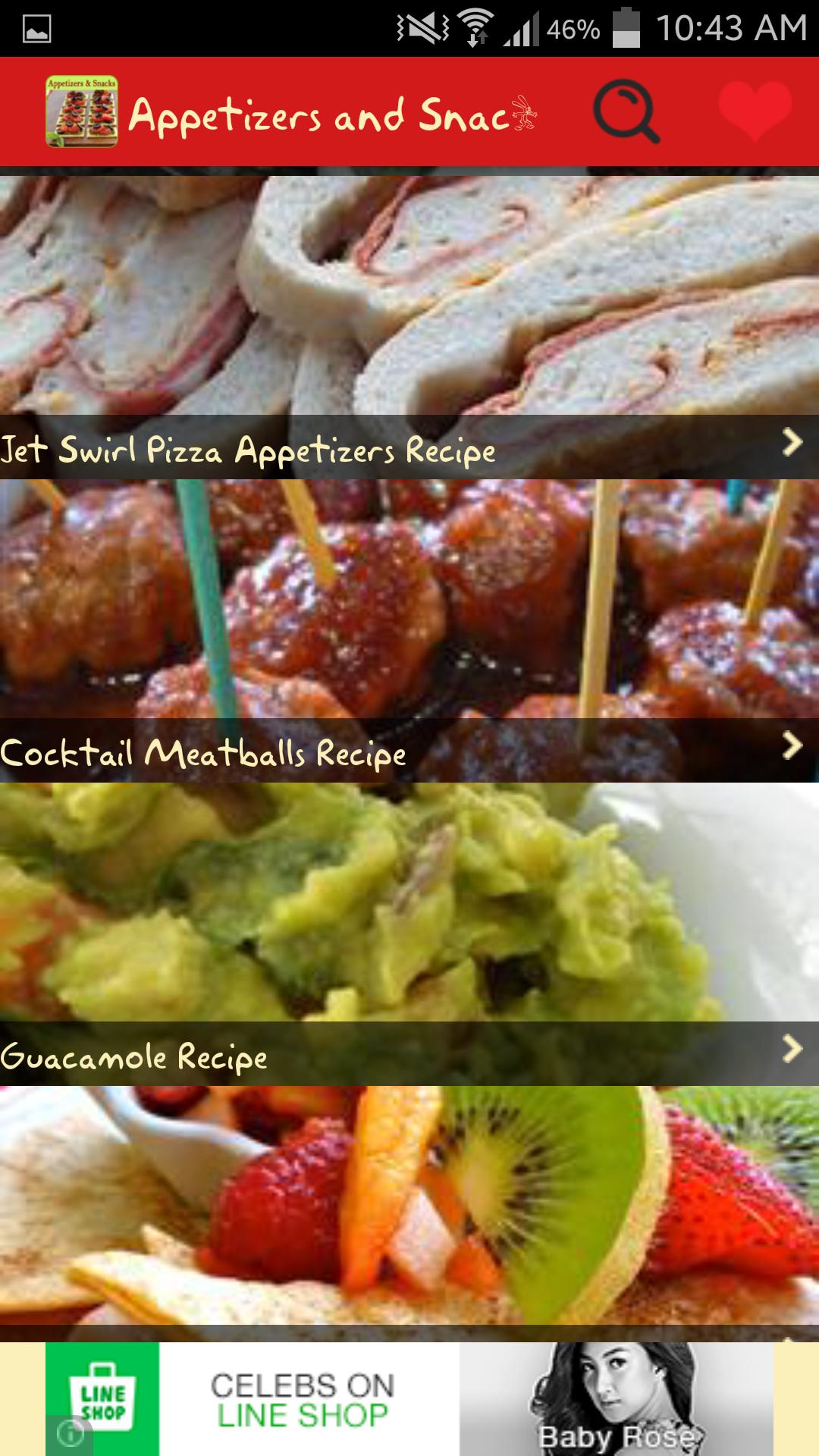 Appetizers and Snacks Recipes