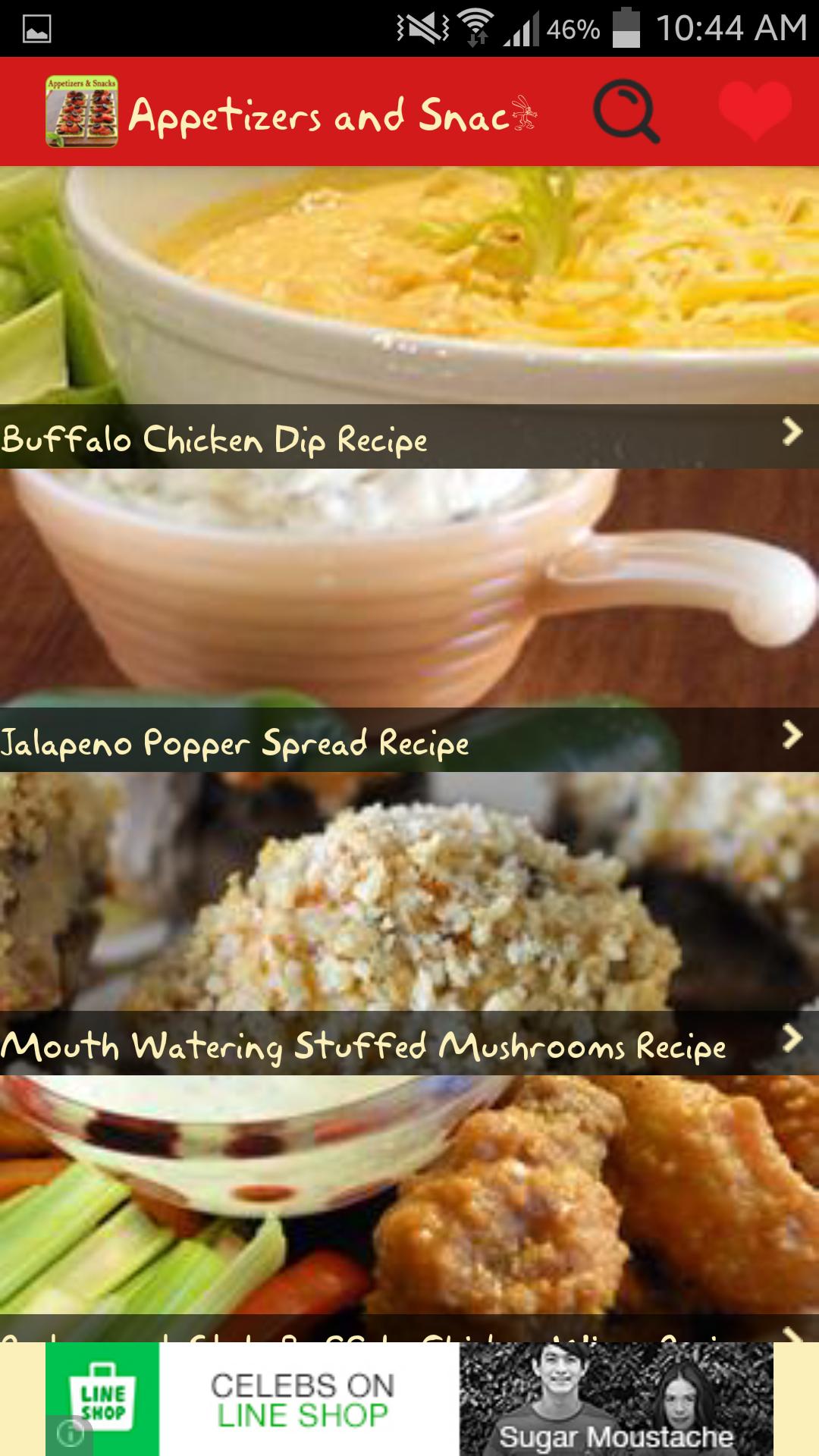 Appetizers and Snacks Recipes