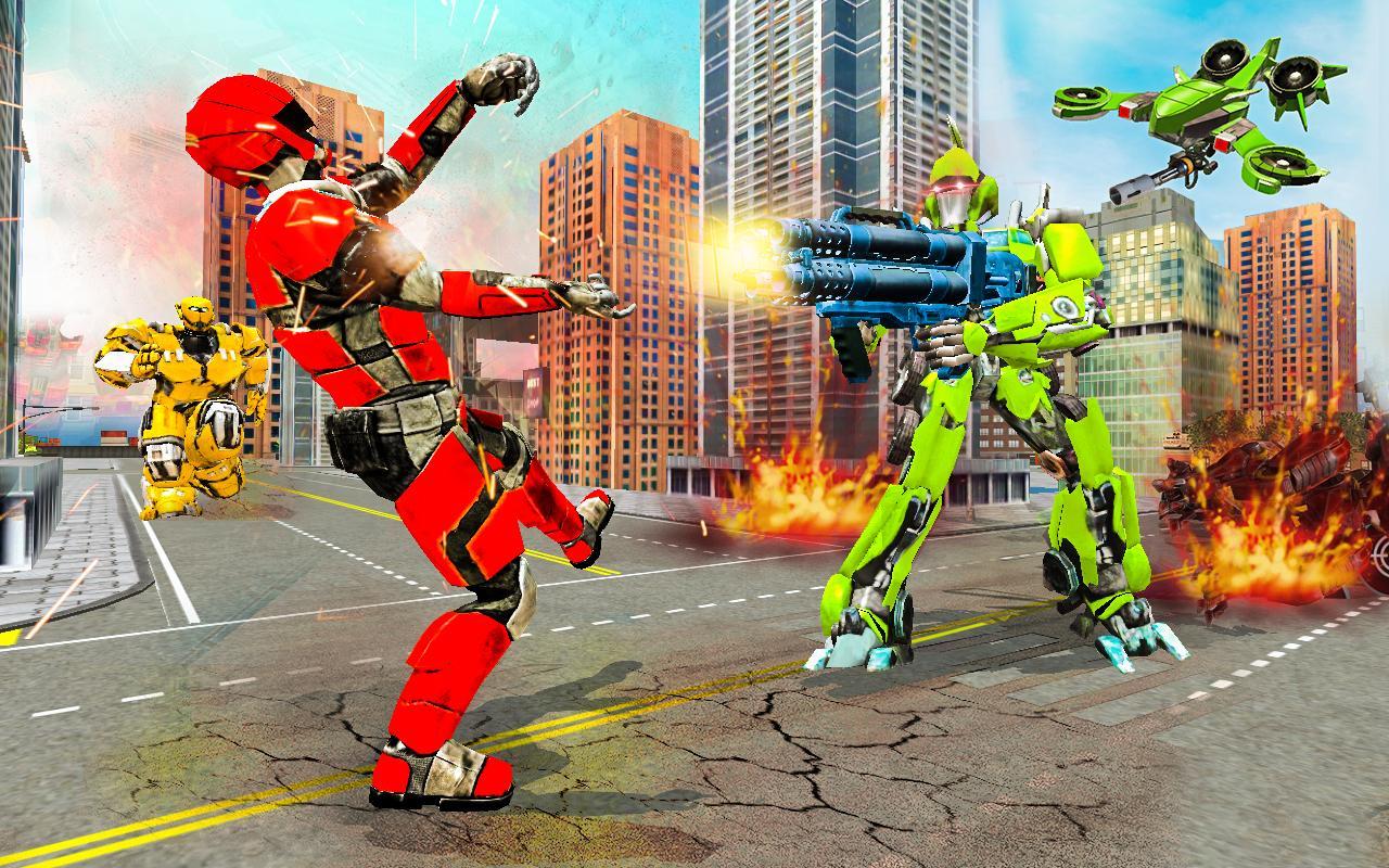 US Army Drone Car Robot Transform