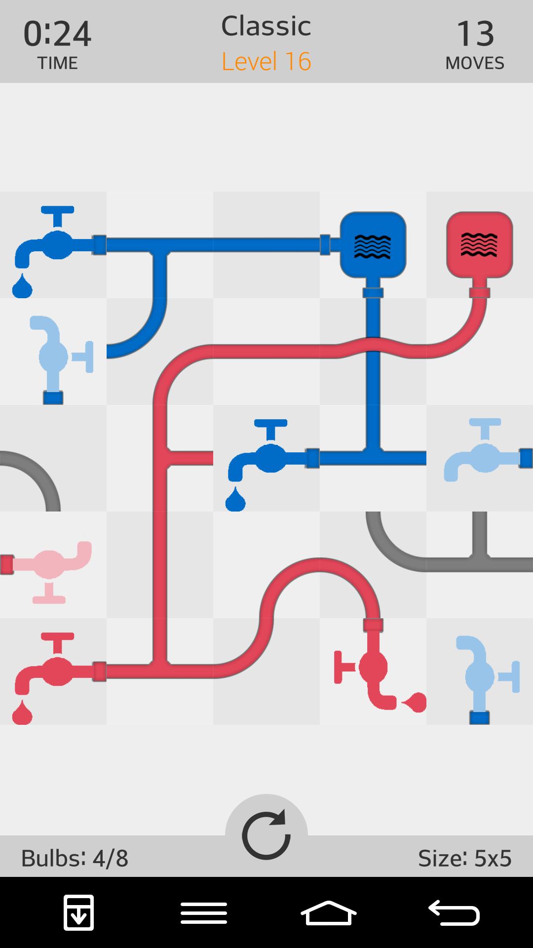 Water Connect Logic Game