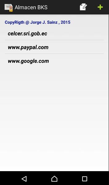 Almacen de certificados