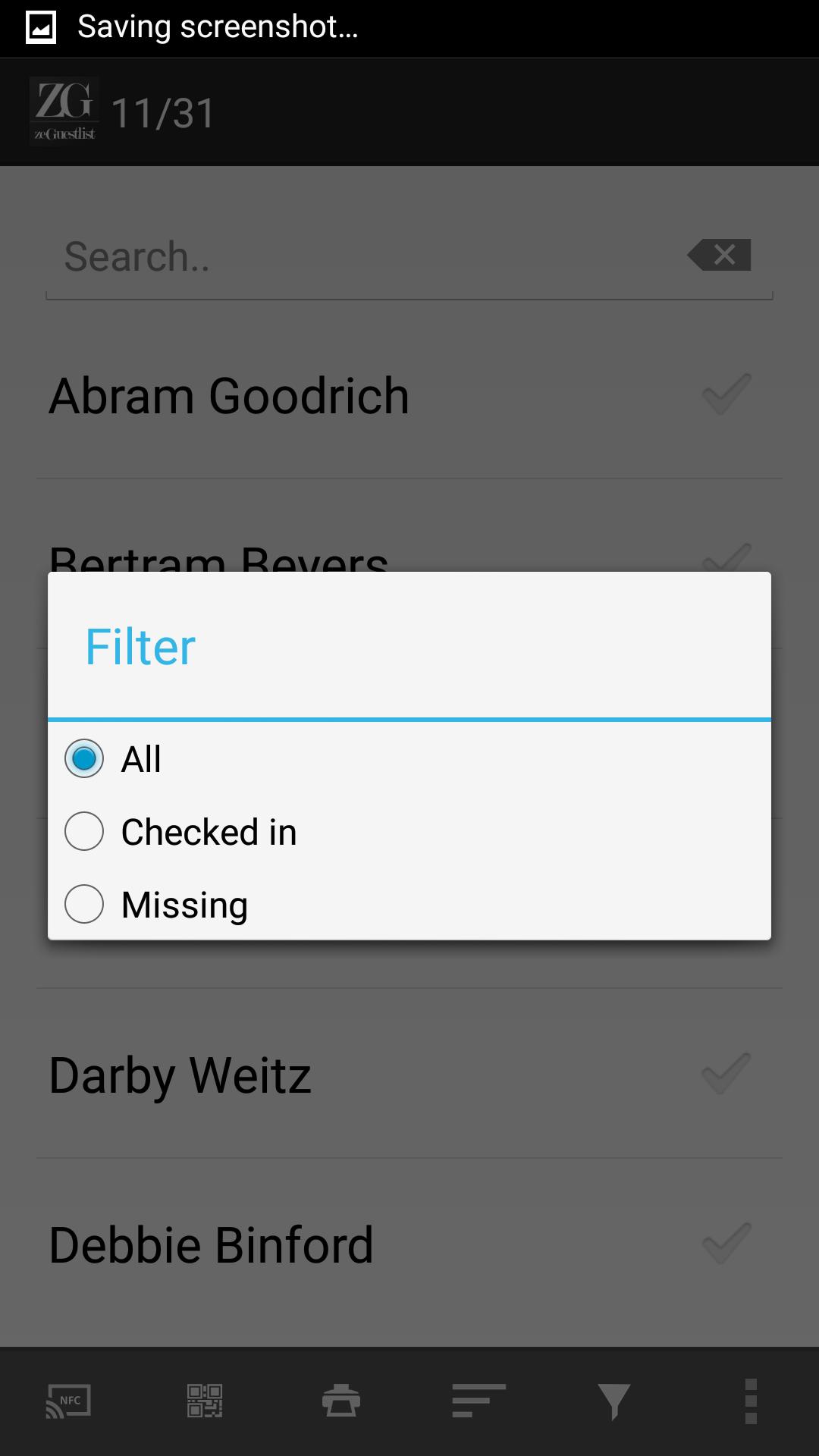 ZG Guest List Application