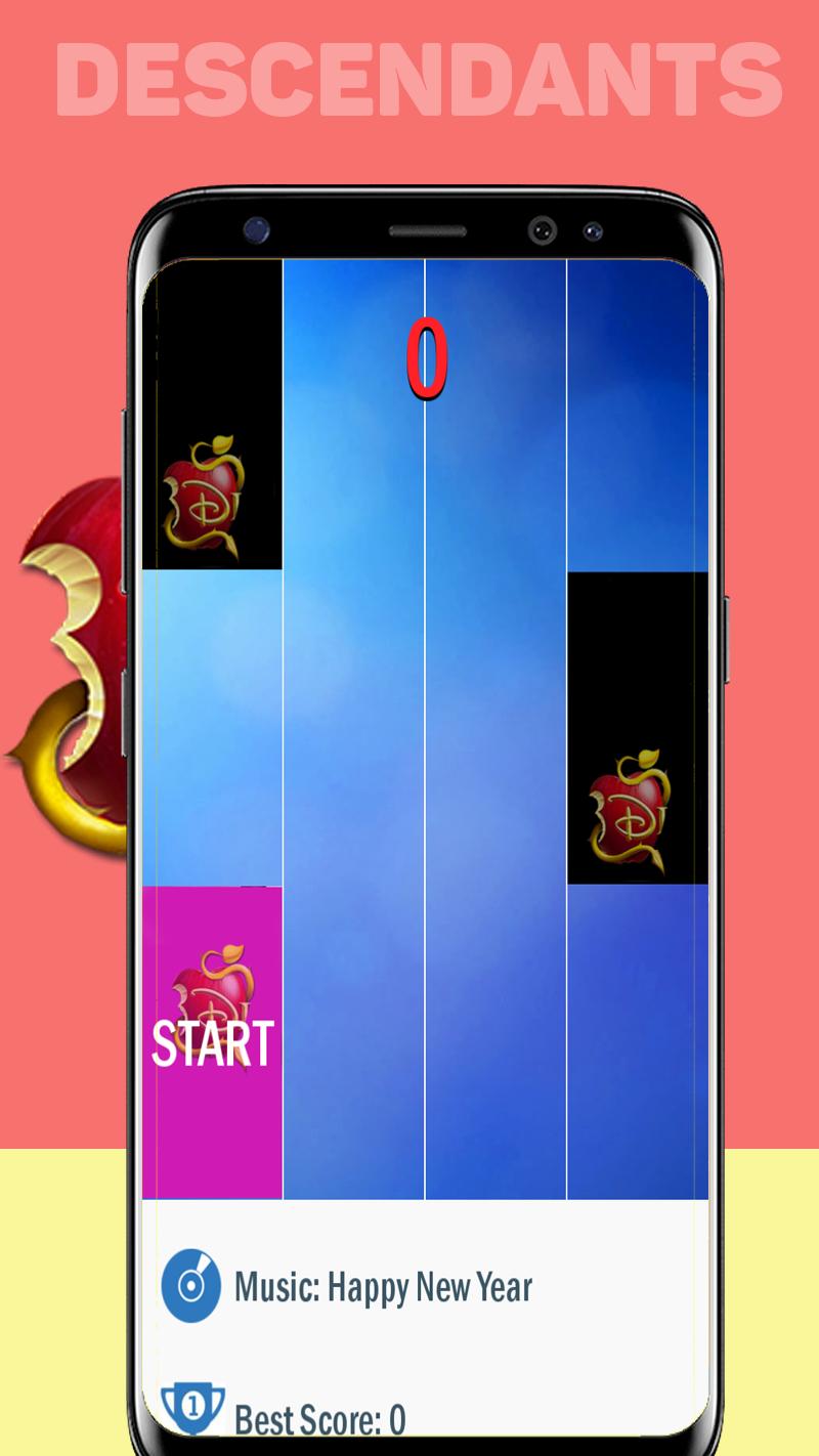 piano Descendant tiles game