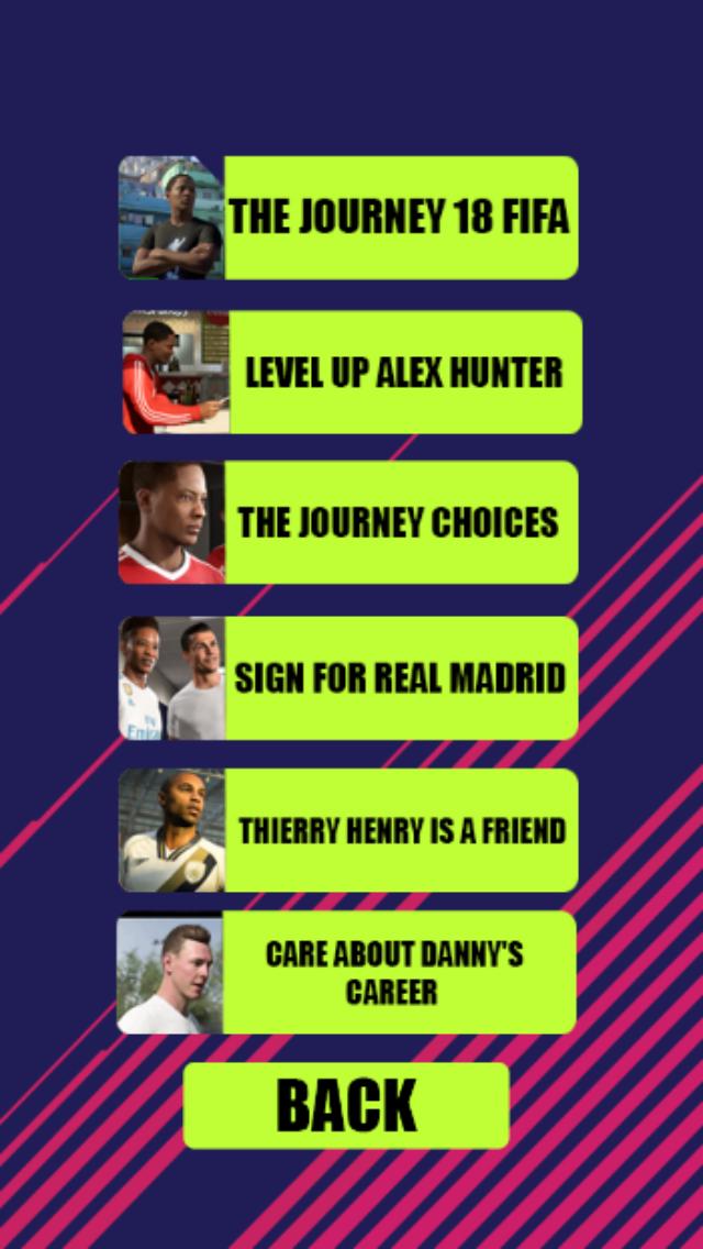 Guide for Journey FIFA18