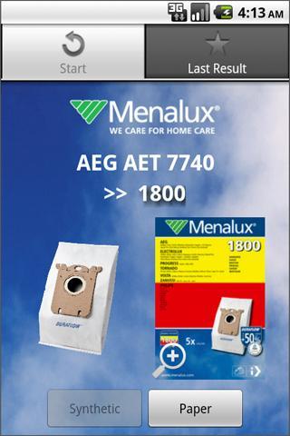 Menalux Dustbag Finder