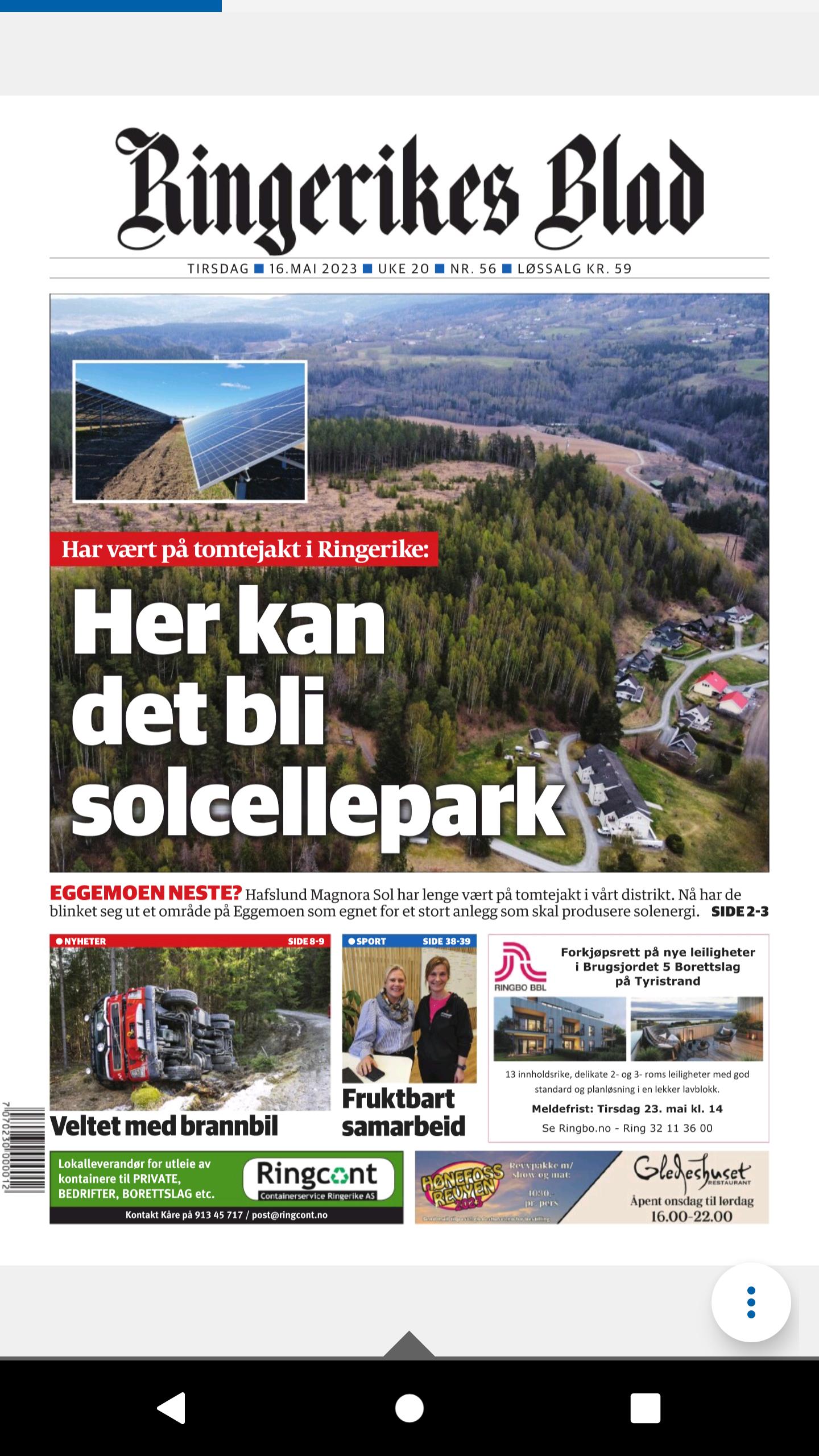 Ringerikes Blad eAvis