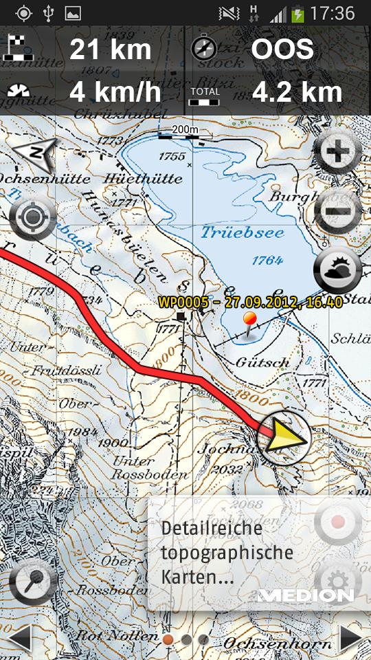 MEDION GoPal Outdoor App