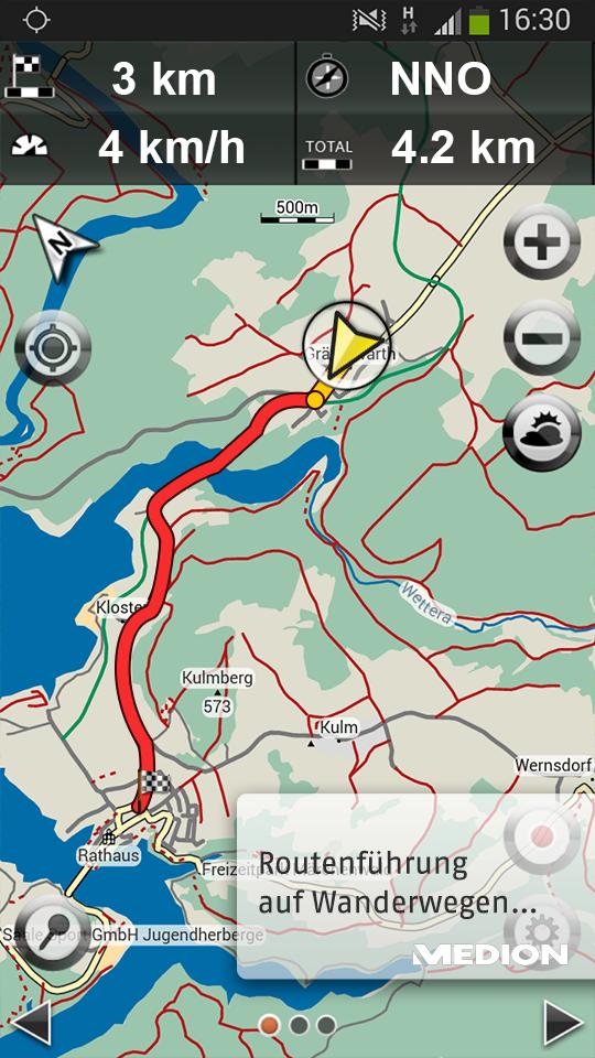 MEDION GoPal Outdoor App