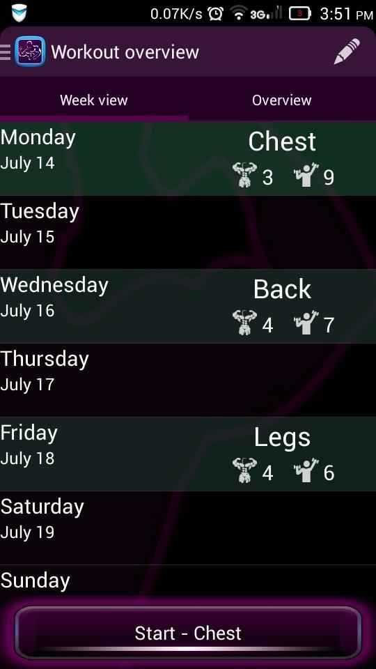 Muscle Strategy: Workout Diary